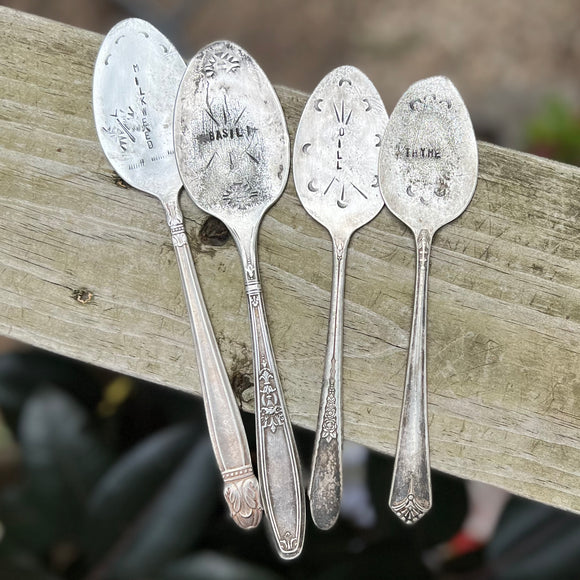 Silver Plant Markers