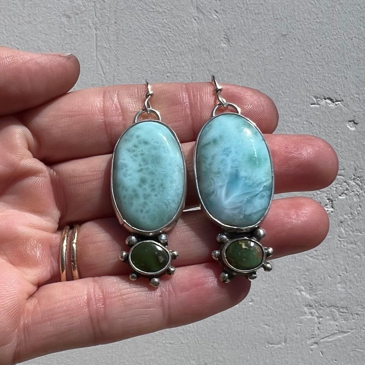 ❗️CLEARANCE❗️sterling silver vintage royston turquoise 2024 post earrings