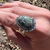 Made to Size: Poseidon Variscite + Sterling Silver Ring