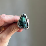 New Lander  ariscite + Sterling Silver Ring • Size 7.25