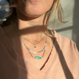 Kingman Turquoise + Sterling Silver Pendant