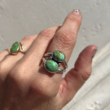 Sonoran Gold Turquoise + Sterling Silver Ring size 9.5