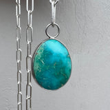 Emerald Valley Turquoise + Sterling Silver Necklace