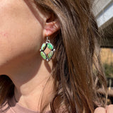 Sonoran Gold Turquoise + Sterling Silver Earrings