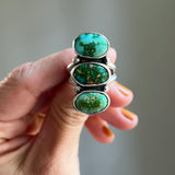 Sonoran Gold Turquoise + Sterling Silver Ring • Size 9