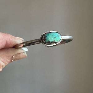 Turquoise Mountain Turquoise + Sterling Silver Cuff