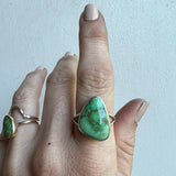 Verde Valley Turquoise + Sterling Silver Ring • Size 8.75