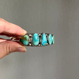 Evans Turquoise + Sterling Silver Cuff